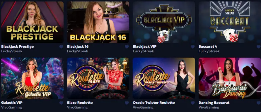casperbet casino live games